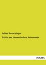 Julius Bauschinger: Tafeln zur theoretischen Astronomie, Buch