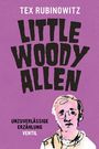 "Tex Rubinowitz, Little Woody Allen, unzuverlässige Erzählung, Ventil." Illustration: Gesicht auf lila Hintergrund.