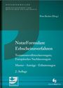 Peter Becker: Notarformulare Erbscheinsverfahren, Buch