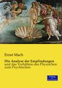 Ernst Mach: Die Analyse der Empfindungen, Buch