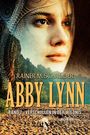"Rainer M. Schröder: Abby Lynn, Band 2, Verschollen in der Wildnis. Roman." Gesicht über Landschaft mit Mustern und Logo unten.