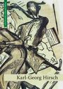 Text: "Karl-Georg Hirsch", "Anita und Günter Lichtenstein Stiftung". Illustration: Dynamische Figuren in Bewegung.