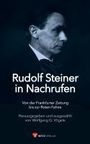 Wolfgang G. Vögele: Rudolf Steiner in Nachrufen, Buch