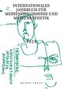 INTERNATIONALES JAHRBUCH FÜR MEDIENPHILOSOPHIE UND MEDIENÄSTHETIK 2025. Grüne Zeichnung von Gesichtern und Text.