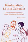 "Bikulturalität: Lost in Cultures?" Illustrative Zeichnung mehrerer Personen im Gespräch. Unten steht "Neofelis".