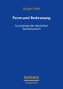 Jürgen Pafel: Form und Bedeutung, Buch