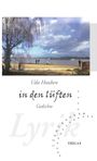 Text: "Udo Houben, in den lüften, Gedichte, LICHtpunkte, TRIGA".  
Szene: Ein Flussufer mit Baum und Wolkenhimmel.