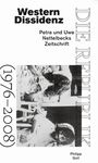 Philipp Goll: Western Dissidenz, Buch