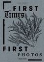 „First Times, First Photos“. Luce Lebart. Illustration von Pflanzen auf grauem Hintergrund.