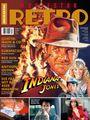 MOVIESTAR RETRO, April/Mai 2026, "Indiana Jones". Illustration mit Abenteuerszenen und verschiedenen Filmfiguren.