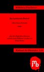 „Wilhelmina FitzClarence“, „Das karminrote Porträt“, „Kabinett der Phantasten 130“. Schwarz-rotes Buchcover.