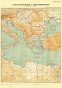 : LUFT-NAVIGATIONSKARTE: Östliches Mittelmeer, Balkan, Nordafrika 1940 (Plano), KRT