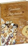 Titel: Grumbacher Plätzchenbuch. Autoren: Marie Frank, Hannelore Schwerdt. Etagere mit verschiedenen Keksen.
