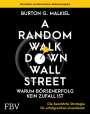 Burton G. Malkiel: A Random Walk Down Wallstreet - warum Börsenerfolg kein Zufall ist, Buch