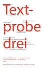 Textprobe drei, Buch