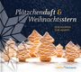 „Plätzchenduft & Weihnachtsstern. Geschichten zum Advent.“ Weihnachtliche Kekse in Baumform, mit Zuckerguss dekoriert.