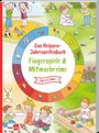 Titel: "Das Krippen-Jahreszeitenbuch: Fingerspiele & Mitmachreime für 0-3 Jahre". Illustration von spielenden Kindern und Tieren.