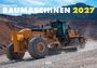 „Thomas Wilk BAUMASCHINEN 2027“. Ein schweres Baufahrzeug auf einem Schotterweg in einem Steinbruch.