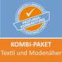 Jennifer Christiansen: AzubiShop24.de Kombi-Paket Textil- und Modenäher Lernkarten, Buch