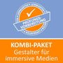 : Kombi-Paket Gestalter für immersive Medien - Lernkarten, Buch