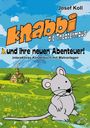 "knabbi die Theatermaus und ihre neuen Abenteuer! interaktives Kinderbuch mit Malvorlagen." Zeichnung: Maus auf Wiese.