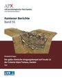 Text: "APX LVR-Archäologischer Park Xanten mit Römermuseum. Xantener Berichte Band 55. Elisabeth Krieger. Der gallo-römische Umgangstempel auf Insula 13 der Colonia Ulpia Traiana, Xanten. Text." Unten ein archäologisches Foto auf braunem Hintergrund. Links unten ein LVR-Logo.