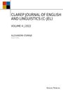 : Clarep Journal Of English And Linguistics (C-Jel), Buch
