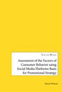 "Assessment of the Factors of Consumer Behavior using Social Media Platforms Basis for Promotional Strategy" steht auf gelbem Hintergrund.