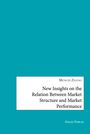 Ein türkises Buchcover mit dem Titel "New Insights on the Relation Between Market Structure and Market Performance". Autor: Mengxi Zhang, Verlag: Galda Verlag.