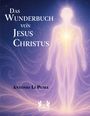 Text: "Das Wunderbuch von Jesus Christus", "Antonio Li Puma", darunter ein Logo. Bild: leuchtende menschliche Silhouette mit Lichtzentrum.