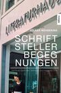 „Schriftsteller Begegnungen“ von Volker Wehdeking. Eine Person vor dem „Literaturhaus“.
