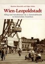„Wien-Leopoldstadt: Alltag und Attraktionen im 2. Gemeindebezirk in historischen Ansichten.“ Menschen am Riesenrad im Retro-Stil.