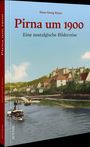 Covertext: "Pirna um 1900", "Eine nostalgische Bilderreise", "Hans Georg Hoyer", darunter Fluss und historische Stadtansicht.