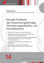 Titel: Aktuelle Probleme des Versicherungsvertrags-, Versicherungsaufsichts- und Vermittlerrechts. Unten Zahl 14. Oberes Logo der Universität Hamburg.