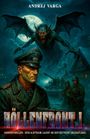 Text: "Höllenfront I", "Andrej Varga", "Horrorthriller - Dein Albtraum lauert an der Ostfront (Neuauflage)". Illustration eines Soldaten.