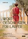 "WORTGESCHICHTEN FÜR LÄUFER. Was die Zehenbox mit einer Büchse zu tun hat und Carbon mit Kohlenhydraten. Person läuft."
