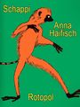 Text: "Schappi", "Anna Haifisch", "Rotopol". Illustration: Ein aufrecht gehender, orangefarbener Lemur vor grünem Hintergrund.