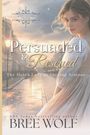 „Persuaded & Rescued“: Frau in altem Kleid, lächelt sanft, im Hintergrund ein malerischer Sonnenuntergang.
