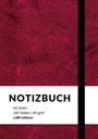 Notizbuch A5: Notizbuch A5 liniert - 100 Seiten 90g/m² - Soft Cover violett - FSC Papier, Buch