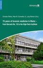 : 75 years of forensic medicine in Mainz, Buch