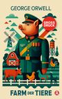 George Orwell: Farm der Tiere. Ein Märchen. George Orwell (Großdruck), Buch