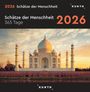 : Schätze der Menschheit - KUNTH 365-Tage-Abreißkalender 2026, KAL