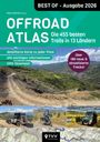 "BEST OF - Ausgabe 2026, OFFROAD ATLAS, Die 455 besten Trails in 13 Ländern, TVV Touristik Verlag." Im Hintergrund Natur- und Offroad-Motive.