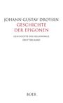 Johann Gustav Droysen: Geschichte der Epigonen, Buch