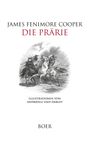Titel: "Die Prärie" von James Fenimore Cooper. Illustration: Zwei Reiter in Aktion.