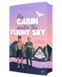 "My Cabin under the Flight Sky", Ela Bloom, Maya Pinsel. Zwei Männer, ein Haus im Wald, Vogel am Himmel.