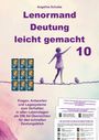 Angelina Schulze: Lenormand Deutung leicht gemacht 10, Buch