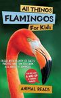 „All Things Flamingos for Kids“, farbenfroher Flamingo mit schwarzem Schnabel, Tipps für Kinder ab 6 Jahren.
