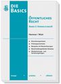 Text auf dem Buchcover: „DIE BASICS, Öffentliches Recht, Band 2: VerwaltungsR, Hemmer/Wüst, knapp - präzise - effektiv“. Grafik mit blau-weißem Design.