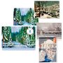 Winter in der Kunst - Acht Kunst-Klappkarten, Buch